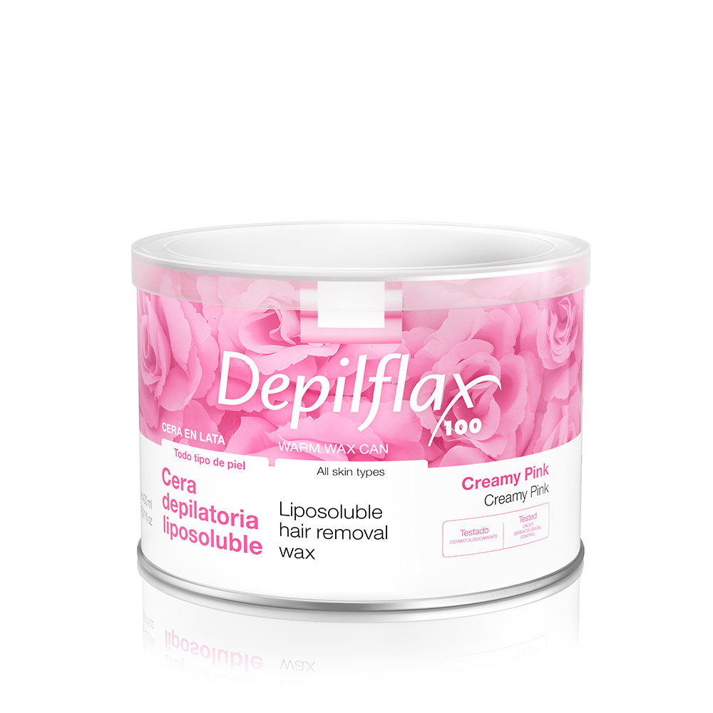 фото Тёплый воск в банке Depilflax 100, Розовый, 400 мл, 900724D 