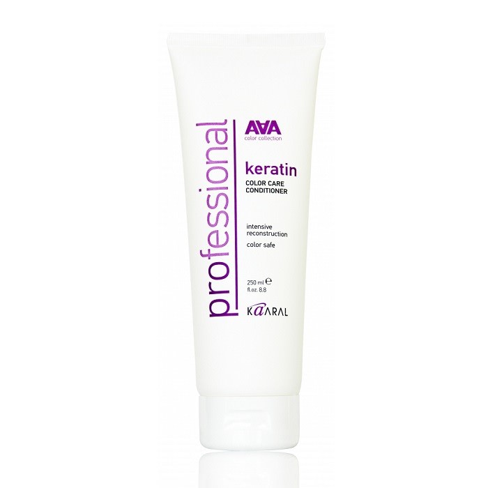 фото Kaaral AAA Кератиновый кондиционер для восстановления окрашенных и химически обработанных волос Keratin Color Care Conditioner, 250 мл, AAA1470 