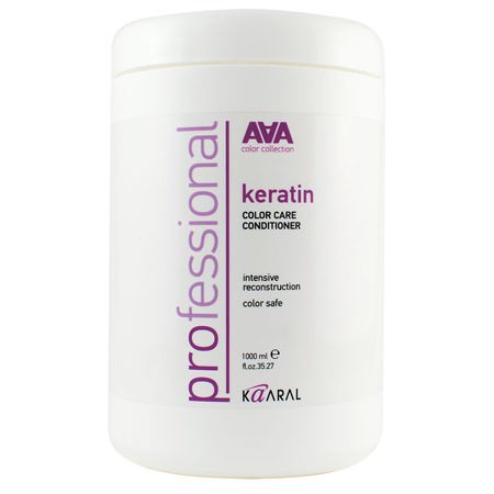 фото Kaaral AAA Кератиновый кондиционер для окрашенных и химически обработанных волос Кeratin Color Care Conditioner, 1000 мл, AAA1420 