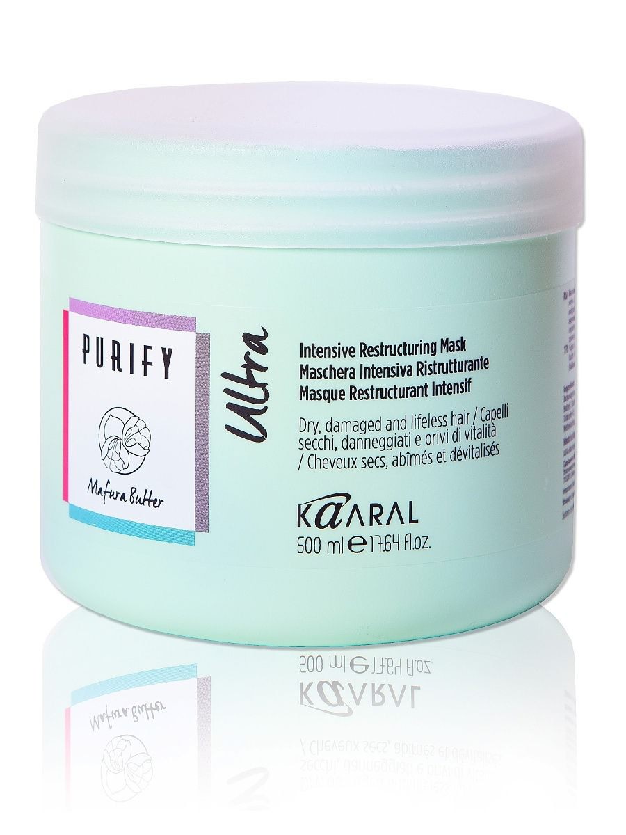 фото Kaaral Purify Ultra Маска Интенсивная восстанавливающая, 500 мл, 1247 
