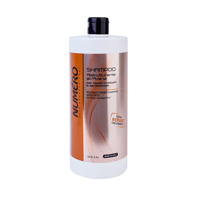 фото Восстанавливающий шампунь с вытяжкой из овса BRELIL RESTRUCTURING Shampoo with OATS  1000 мл. B080169 