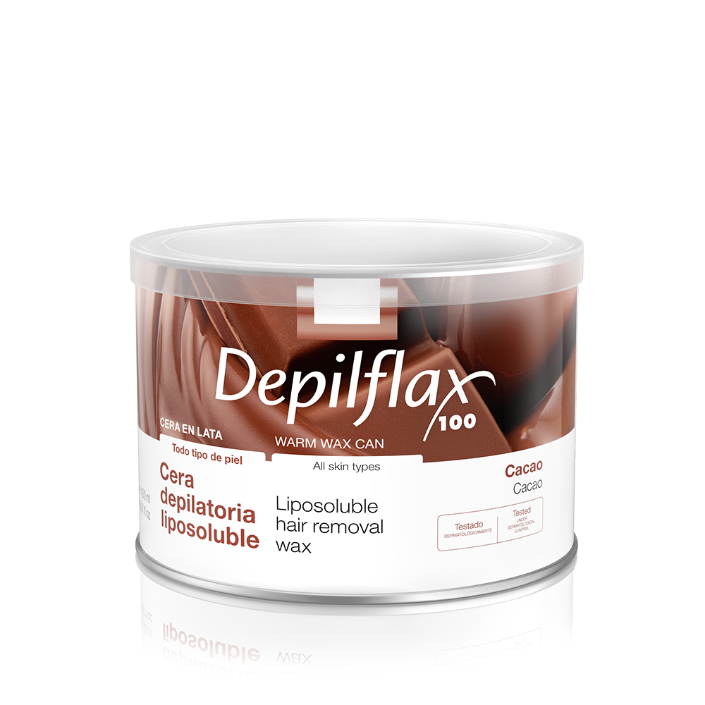 фото Тёплый воск в банке Depilflax, Шоколадный, 900731D 